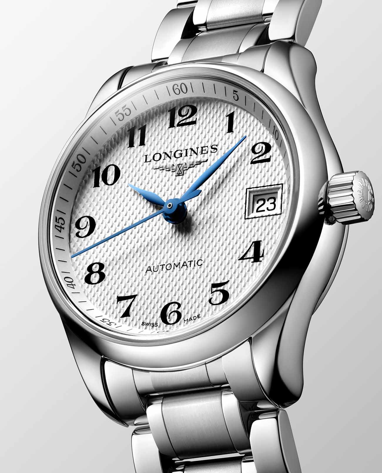 Оригинальные часы Longines Longines Master Collection L2.128.4.78.6  механические калибр механизма  общий вид